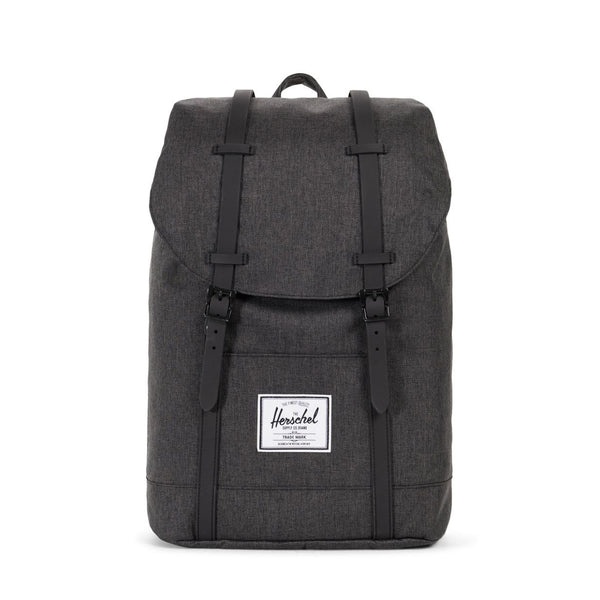 Herschel Retreat Black Crosshatch/Black תיק גב הרשל 19.5 ליטר