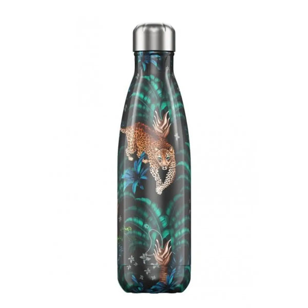 Chilly's Bottles Leopard Tropical 500ml בקבוק מים רב פעמי