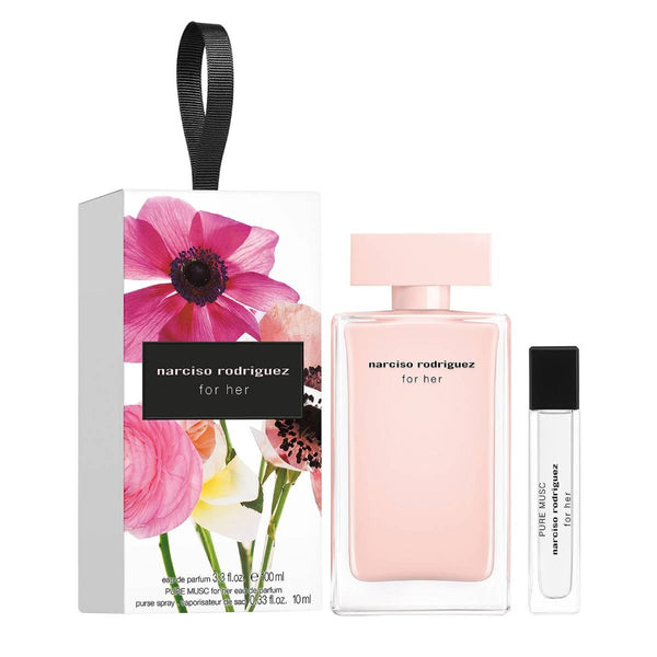 Narciso Rodriguez For Her 100ml EDP + 10ml Pure Musc EDP Set סט לאישה