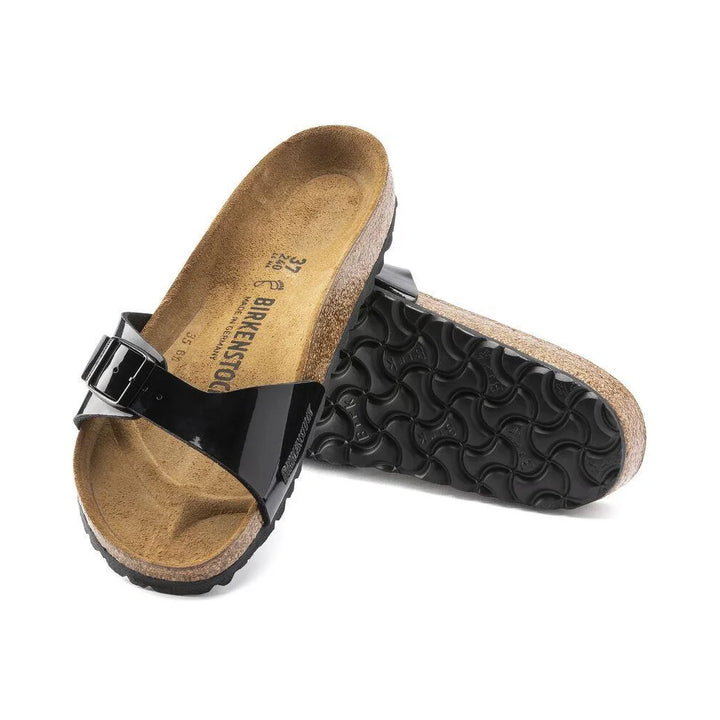 Birkenstock Madrid BS | כפכפי בירקנשטוק מדריד | שחור מבריק