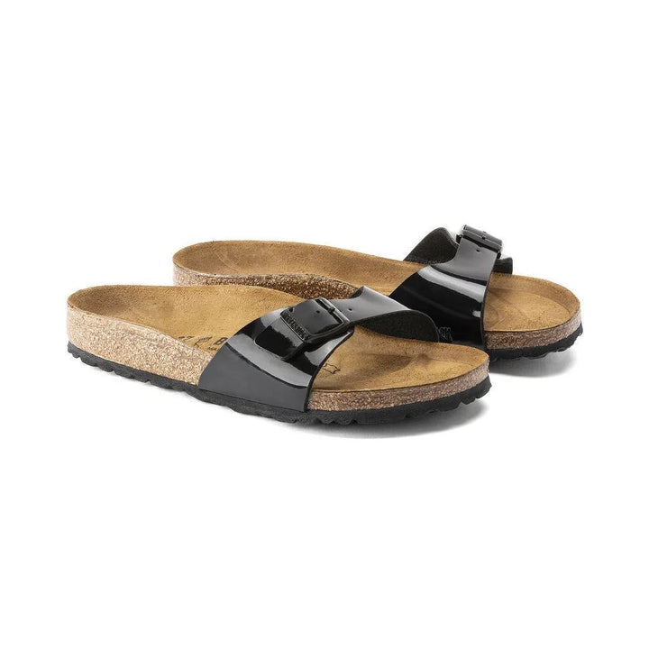 Birkenstock Madrid BS | כפכפי בירקנשטוק מדריד | שחור מבריק