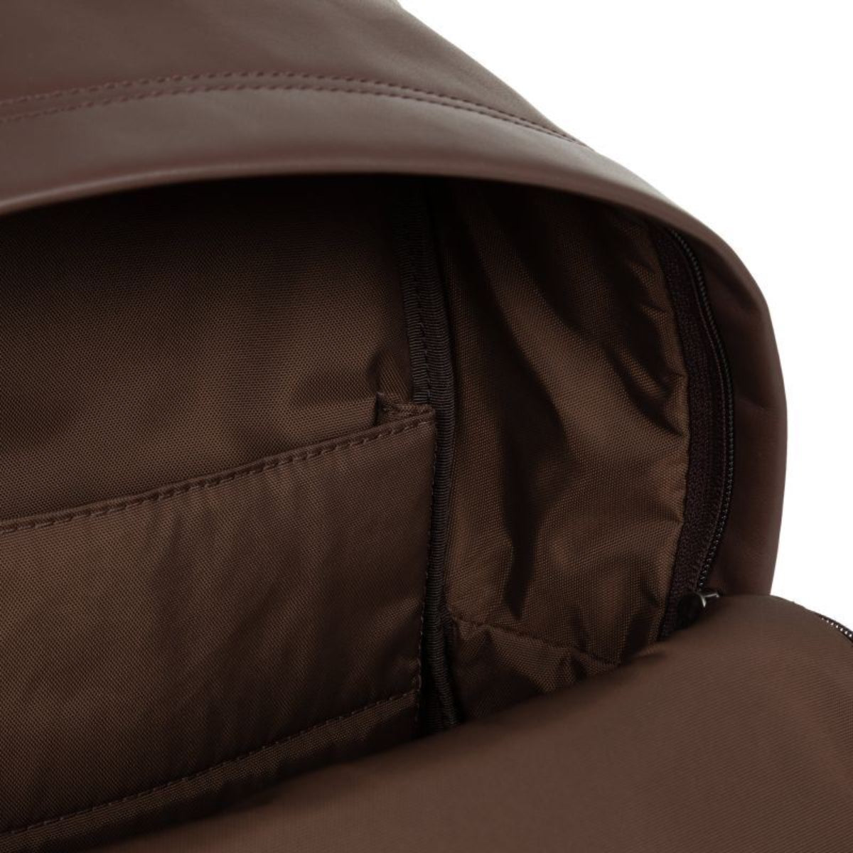 Eastpak Padded Pak'r Brown Leather תיק גב איסטפק למחשב נייד מעור חום