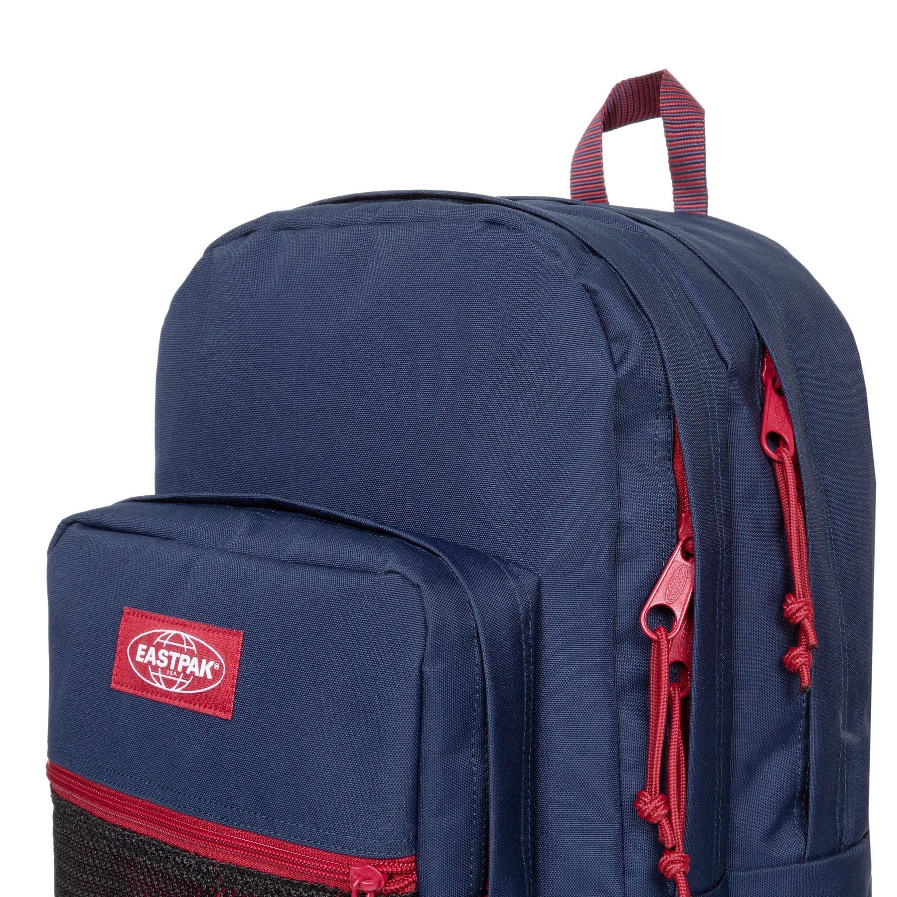 Eastpak Pinnacle Kontrast Stripe Navy תיק גב איסטפק כחול אדום