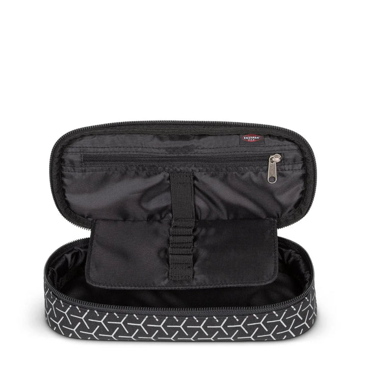 Eastpak Oval Refleks Meta Black קלמר איסטפק גיאומטרי שחור