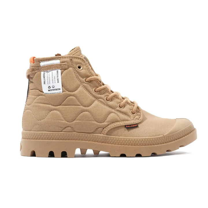 Palladium Pampa Re-Quilted Dessert נעלי פלדיום קאמל לגברים