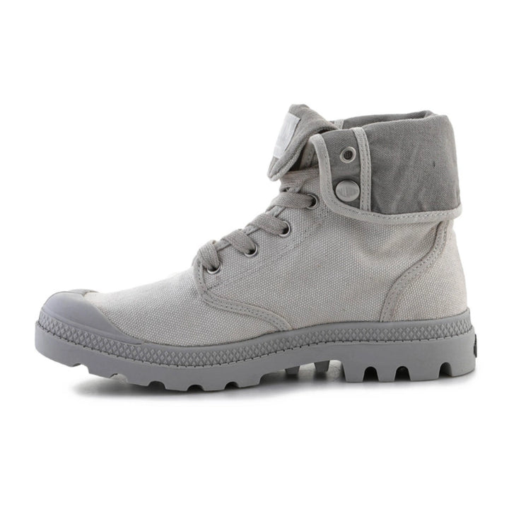 Palladium Baggy נעלי פלדיום אפורות עם קיפול לאישה