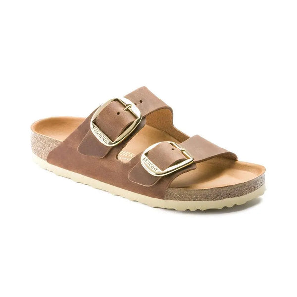 Birkenstock Arizona BS כפכפי בירקנשטוק לאישה אבזם גדול קוניאק