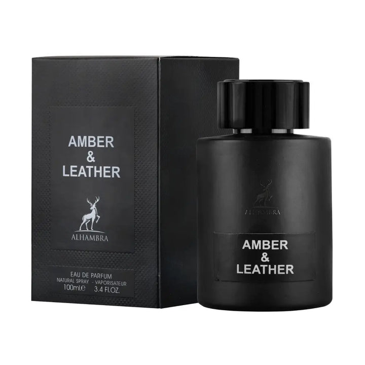 Maison Alhambra Amber & Leather EDP 100ml בושם לגבר