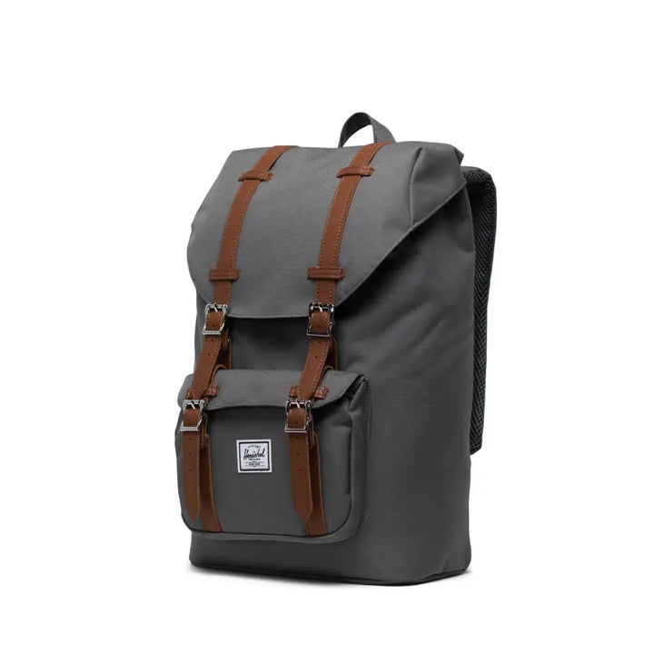 Herschel Little America Mid Vol Gargoyle 13" תיק גב הרשל ליטל אמריקה אפור אבן