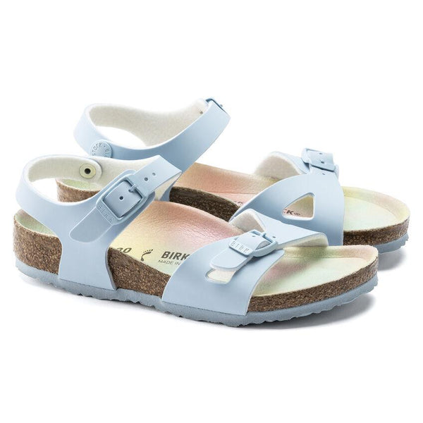 Birkenstock Kids Rio - סנדלים לילדות - כחול/צבעוני