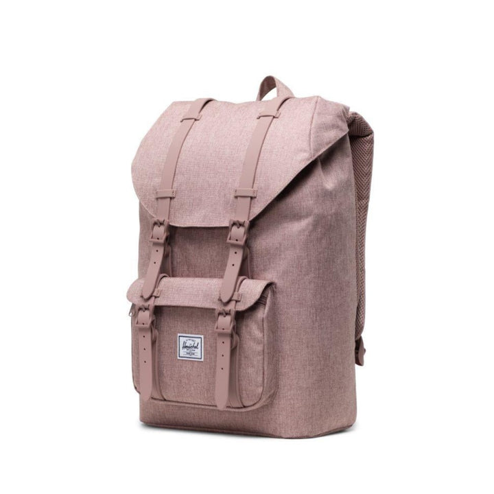 Herschel Little America Mid Vol 13" Ash Rose Crosshatch תיק גב הרשל 17 ליטר