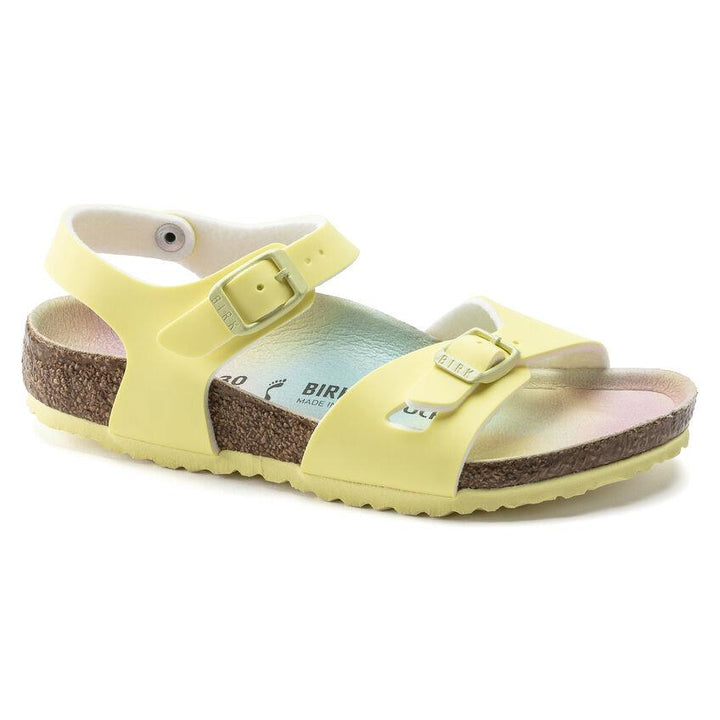 Birkenstock Kids Rio | סנדלי בירקנשטוק לילדות | צהוב/צבעוני