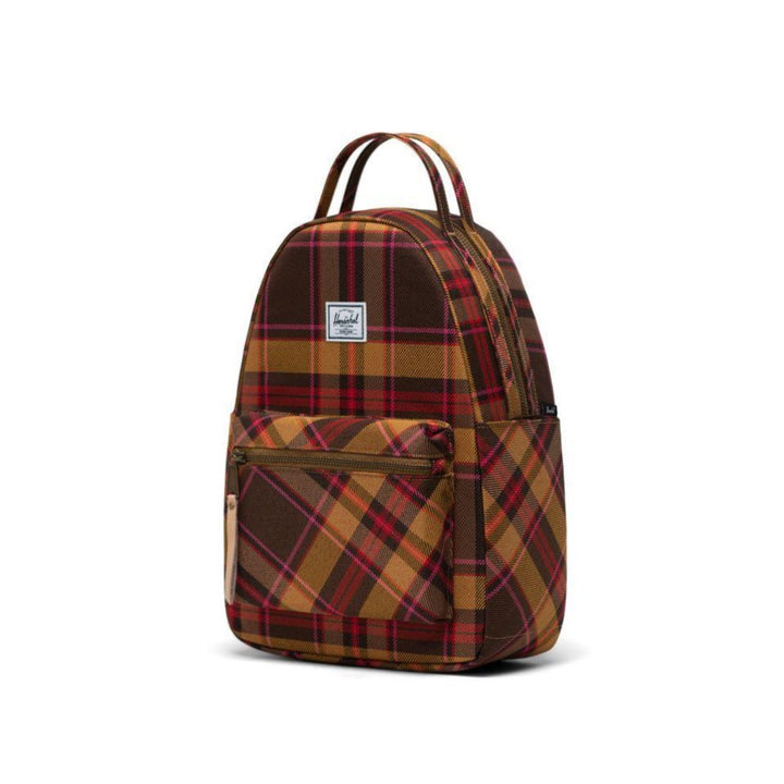 Herschel Nova S Chestnut Plaid | תיק גב קטןHerschel Nova S Chestnut Plaid תיק גב קטן