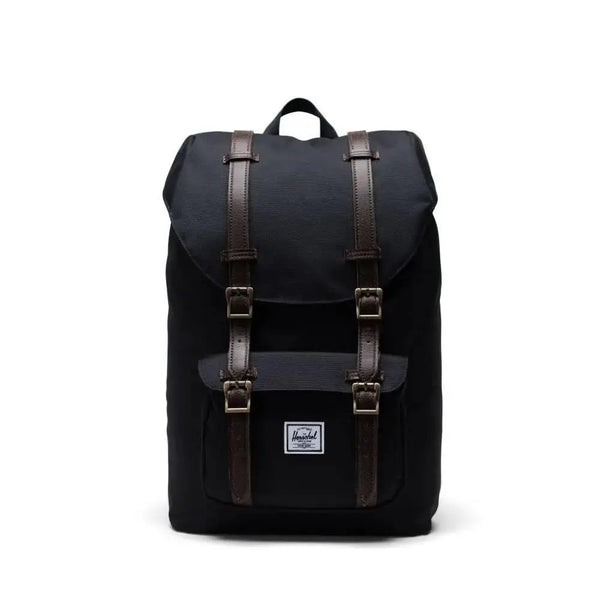 Herschel Little America Mid Vol Black/Chicory Coffee 13" תיק גב הרשל ליטל אמריקה שחור