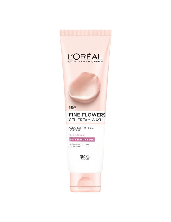 L'Oreal | Fine Flowers Gel-Cream Wash | 150ml | ג׳ל לניקוי הפנים