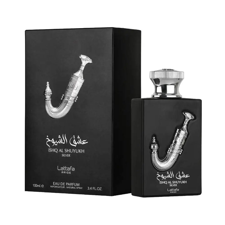 Lattafa Ishq Al Shuyukh Silver EDP 100ml בושם לגבר