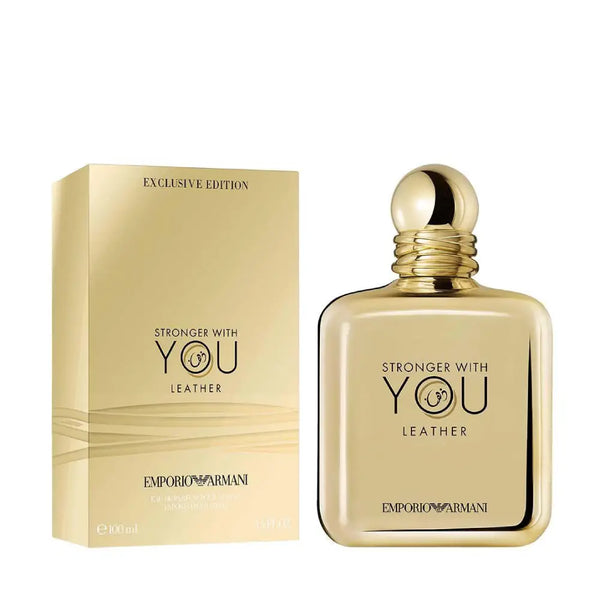 Emporio Armani Stronger With You Leather EDP 100ml בושם לגבר