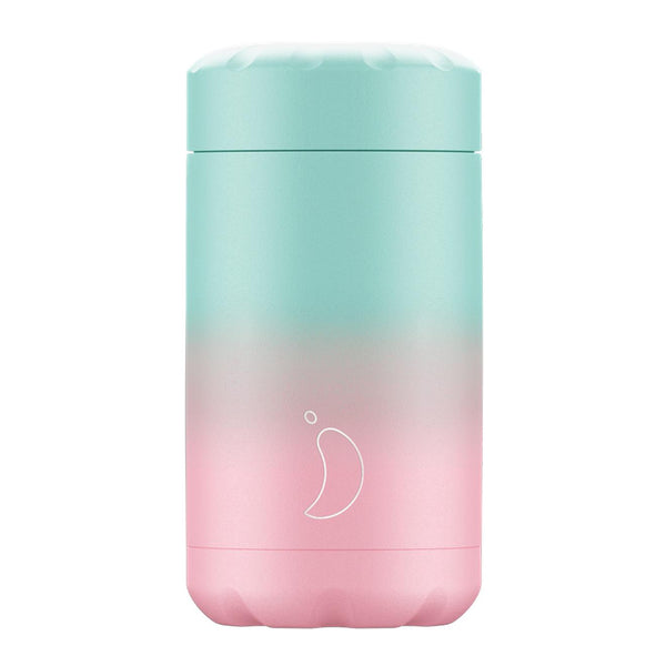 Chilly's | Reusable Food Pot | Pastel Gradient | 500ml | מיכל אחסון תרמי