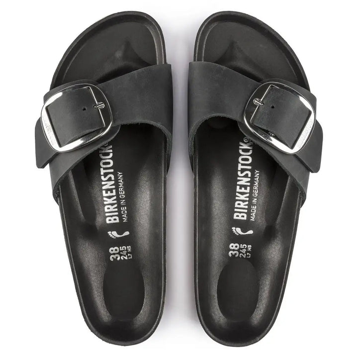 Birkenstock Madrid Big Buckle | כפכפי בירקנשטוק מדריד אבזם גדול | שחור