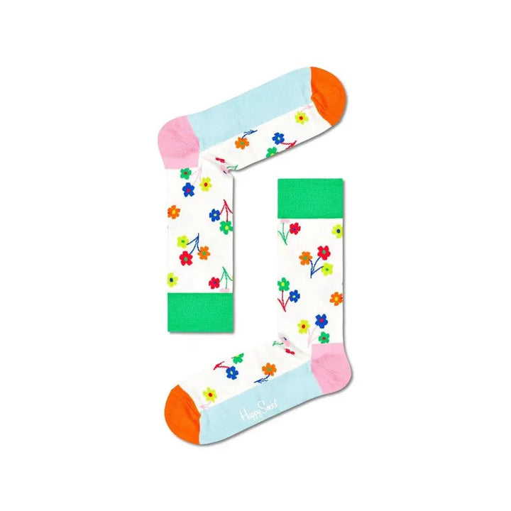 Happy Socks Flower מארז גרביים 3 חלקים פרחוני