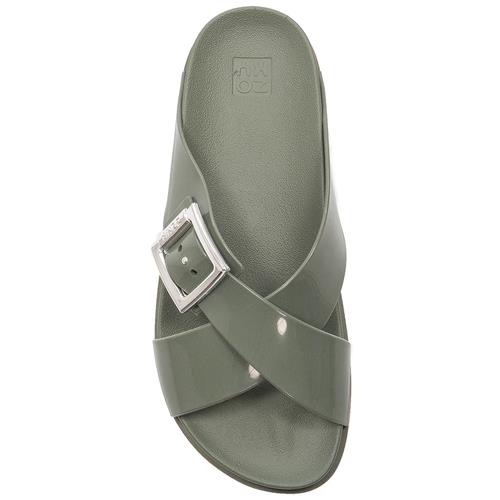 Zaxy Choice Birken כפכפי סלייד לאישה ירוק