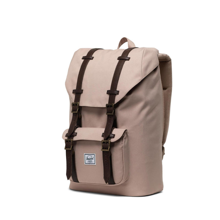 Herschel Little America Mid Vol 13" Light Taupe/Chicory Coffee תיק גב הרשל 17 ליטר