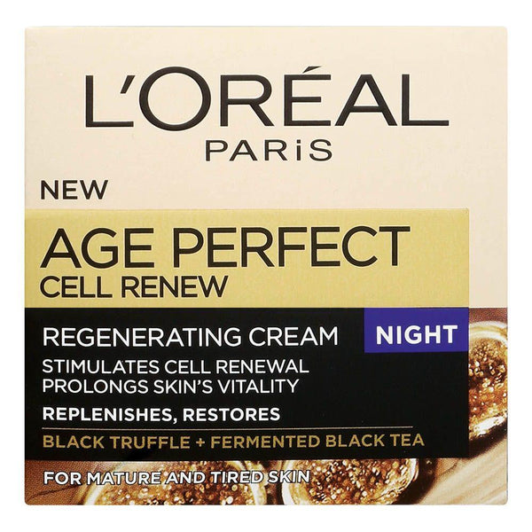 L'Oreal | Age Perfect Cell Renew Regenerating Night Cream | 50ml | קרם לילה מחדש