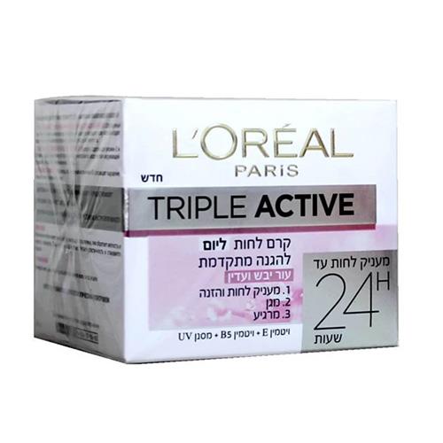 L'Oreal | Triple Active Multi protection Day Moisturiser | 50ml | קרם לחות ליום