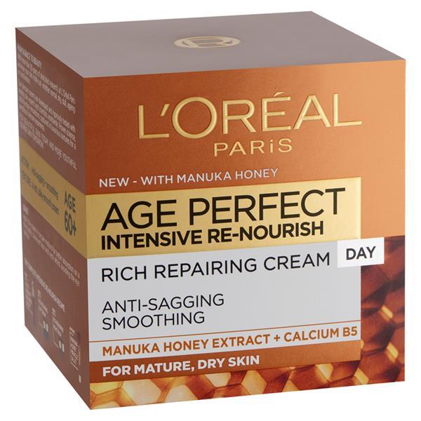 L'Oreal | Age Perfect Intensive Re-Nourish Rich Repairing Day Cream | 50ml | קרם פנים