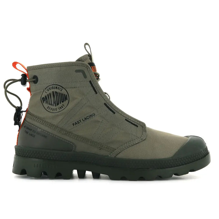 Palladium Pampa Travel Lite נעלי פלדיום ירוק כהה לגבר