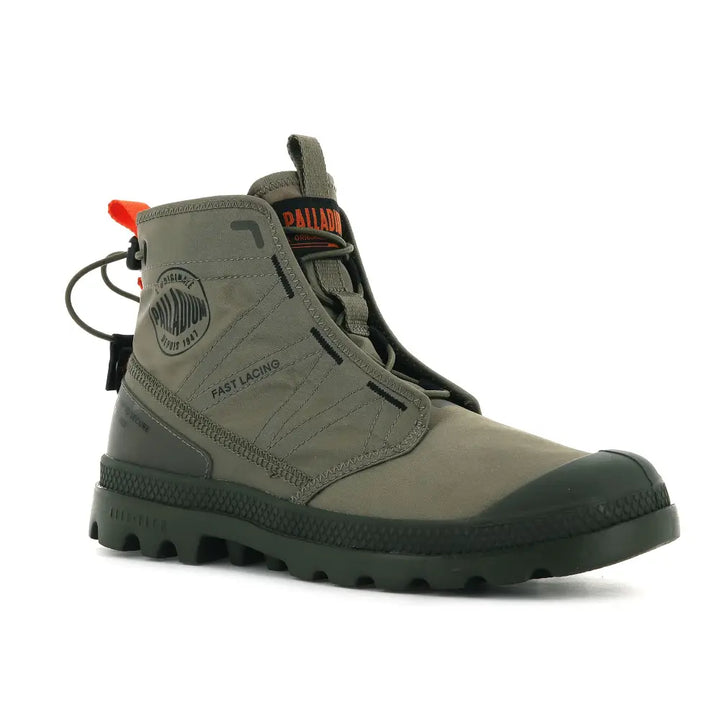 Palladium Pampa Travel Lite נעלי פלדיום ירוק כהה לגבר