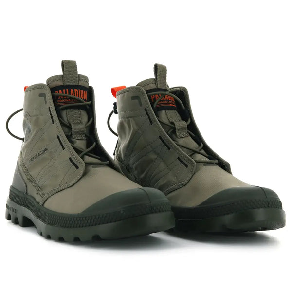 Palladium Pampa Travel Lite נעלי פלדיום ירוק כהה לגבר