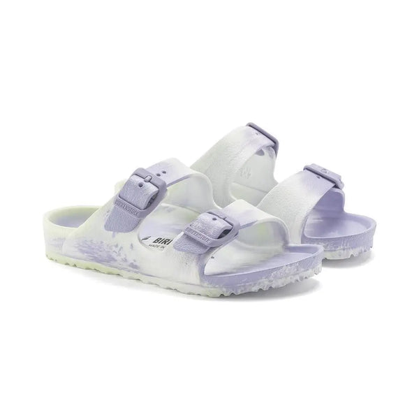 Birkenstock Kids Arizona EVA | כפכפי בירקנשטוק לילדים גזרה צרה | ליים דהוי- סגלגל