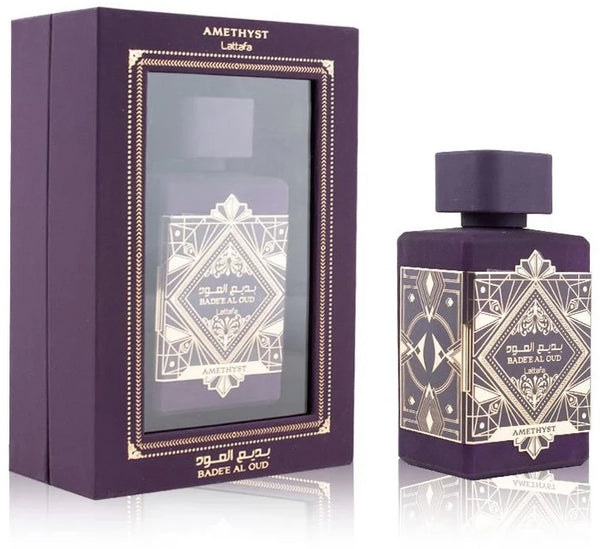 Lattafa Bade'e Al Oud Amethyst EDP 100ml בושם יוניסקס