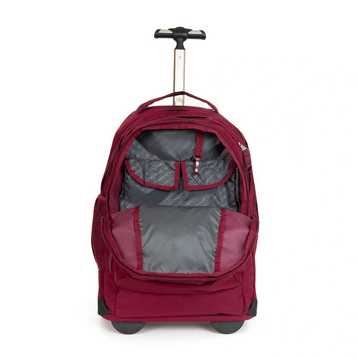 Jansport Driver 8 תיק טרולי ג'נספורט אדום