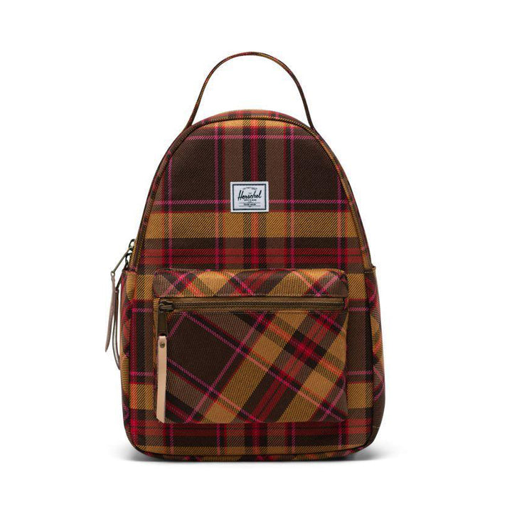 Herschel Nova S Chestnut Plaid  תיק גב קטן