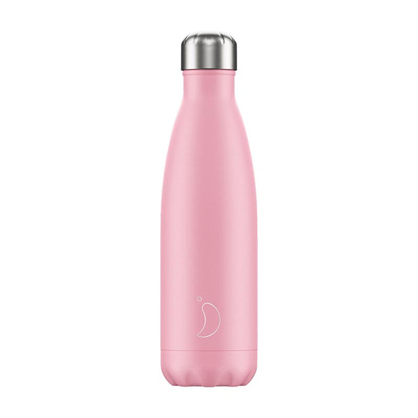 Chilly's Bottles Pink Pastel 500ml בקבוק מים רב פעמי