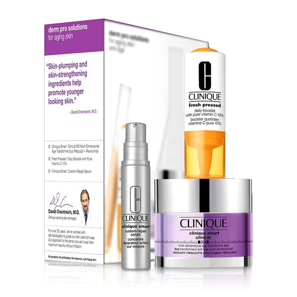 Clinique Dermo Pro Solutions for Aging Skin סט טיפוח אנטי אייג׳ינג לעור הפנים