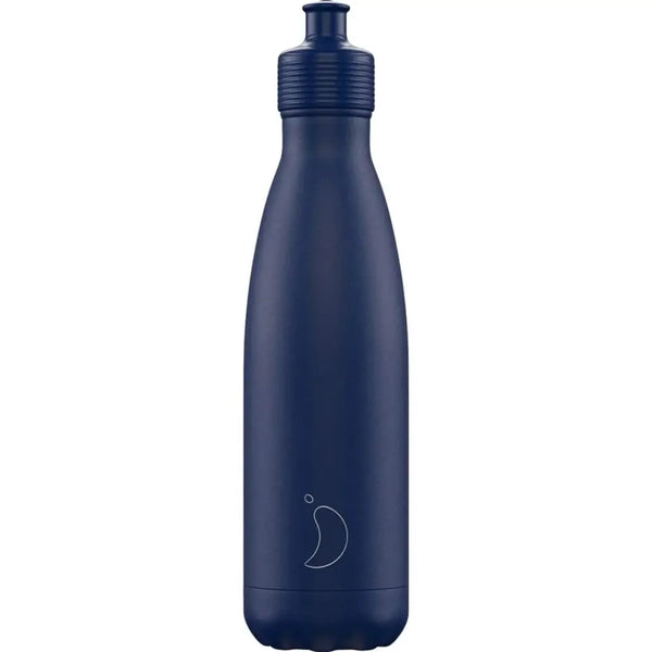 Chilly's Original Sport 500ml Bottles Matte Blue