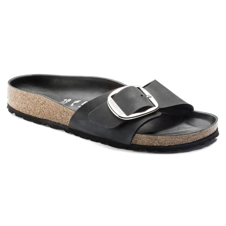 Birkenstock Madrid Big Buckle | כפכפי בירקנשטוק מדריד אבזם גדול | שחור