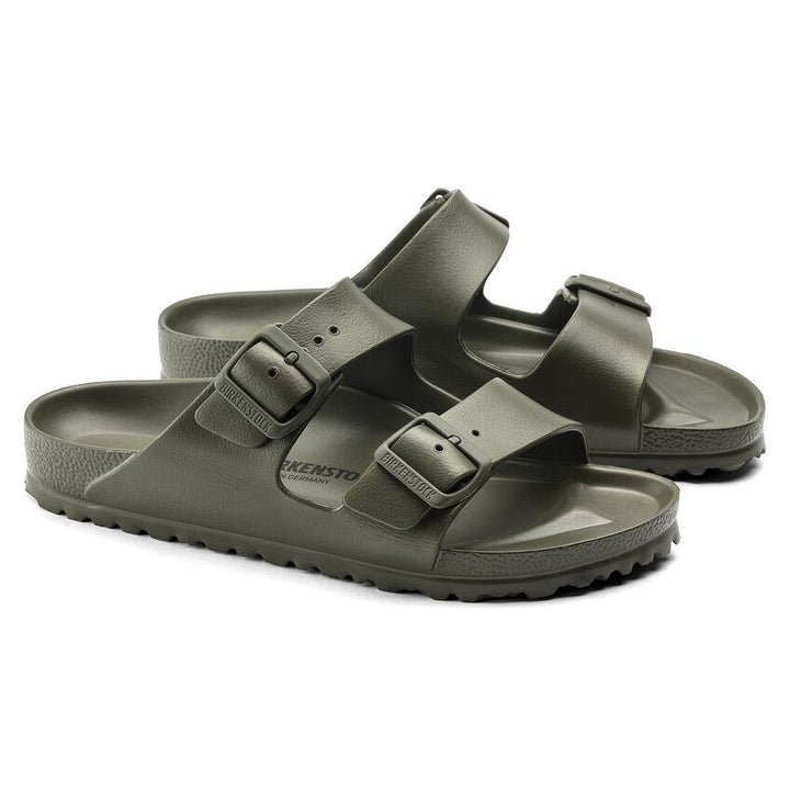 בירקנשטוק אריזונה | Birkenstock Arizona | כפכפי סלייד לאישה בצבע חאקי