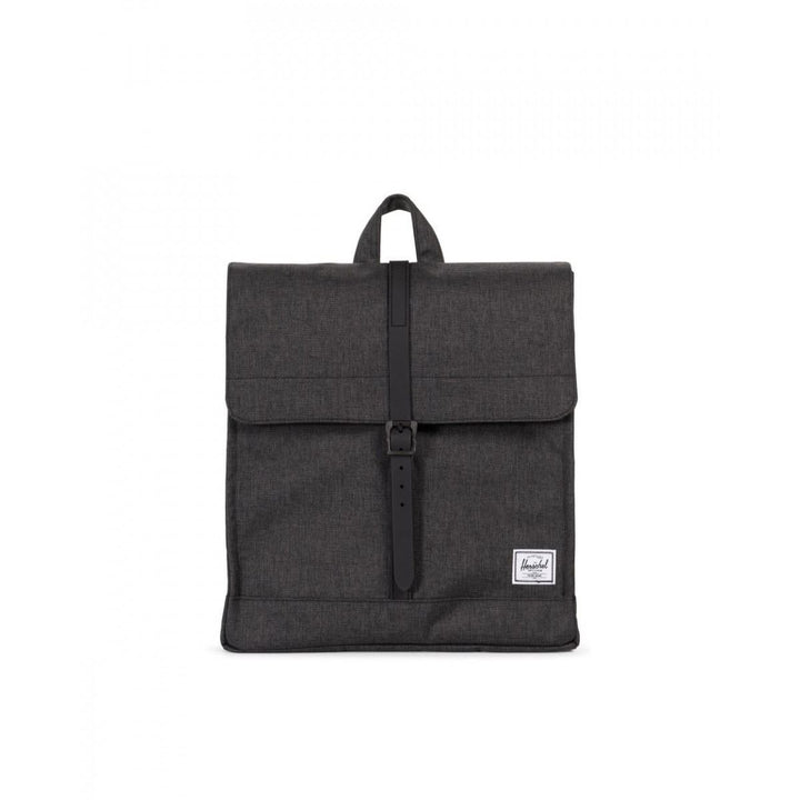 Herschel City Mid-Volume Crosshatch Black תיק גב הרשל סיטי אפור כהה