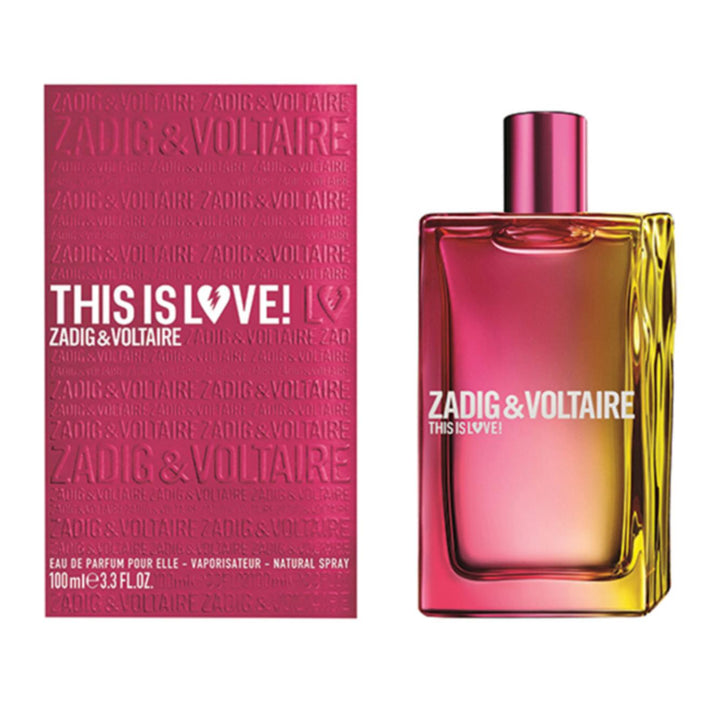 Zadig & Voltaire This Is Love 100ml EDP | בושם לאישה דיס איז לאב