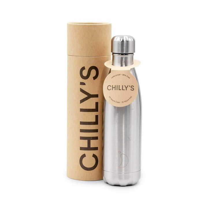 Chilly's Bottles Stainless Steel 500ml | בקבוק מים רב פעמי