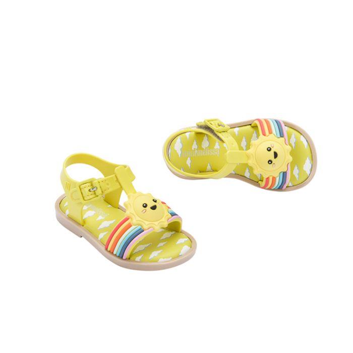 Mini Melissa Mar Sandal Sunny Day | סנדלים לפעוטות | צהוב