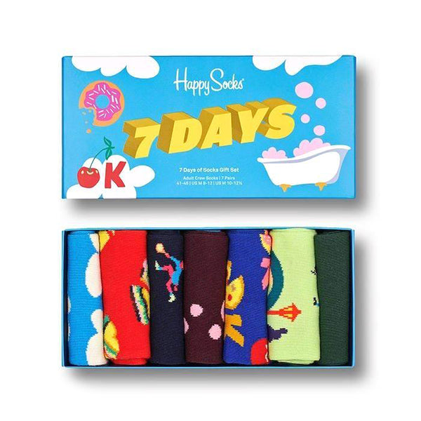 Happy Socks 7 Days Of Socks | הפי סוקס מארז גרביים