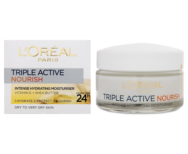 L'Oreal | Triple Active Nutrition Anti-Dryness Day Moisturise | 50ml | קרם לחות ליום