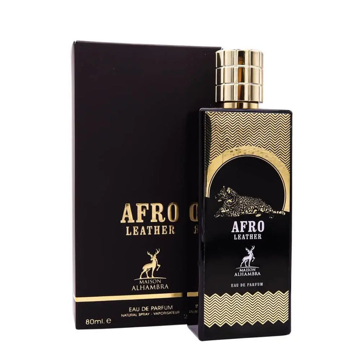 Maison Alhambra Afro Leather EDP 80ml בושם יוניסקס