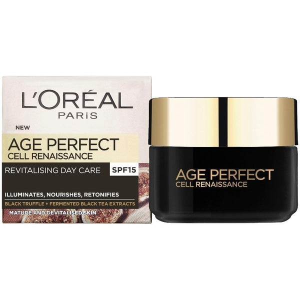 L'Oreal | Age Perfect | Cell Renaissance Revitalising Day Care 15 SPF | 50ml | קרם פנים