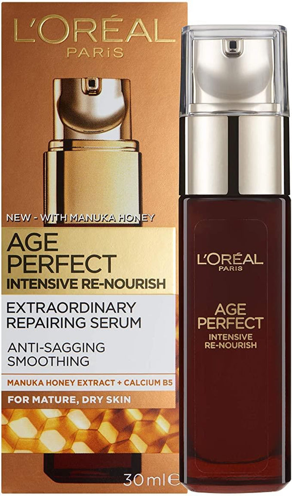 L'Oreal | Age Perfect Intensive Re-Nourish Extraordinary Repairing Serum | 30ml | סרום מזין